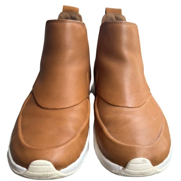 Nike Air Max Women's Size 6 Thea Slip-On Sneakers Tan Leather & MeshCasual Style - Picture 2 of 9